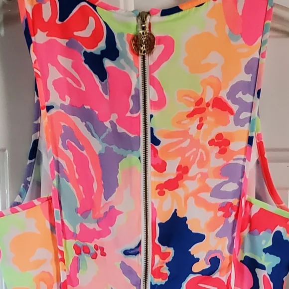 Lilly Pulitzer Sleeveless Kassia Playa Hermosa Dress. Size 0. - Picture 12 of 16
